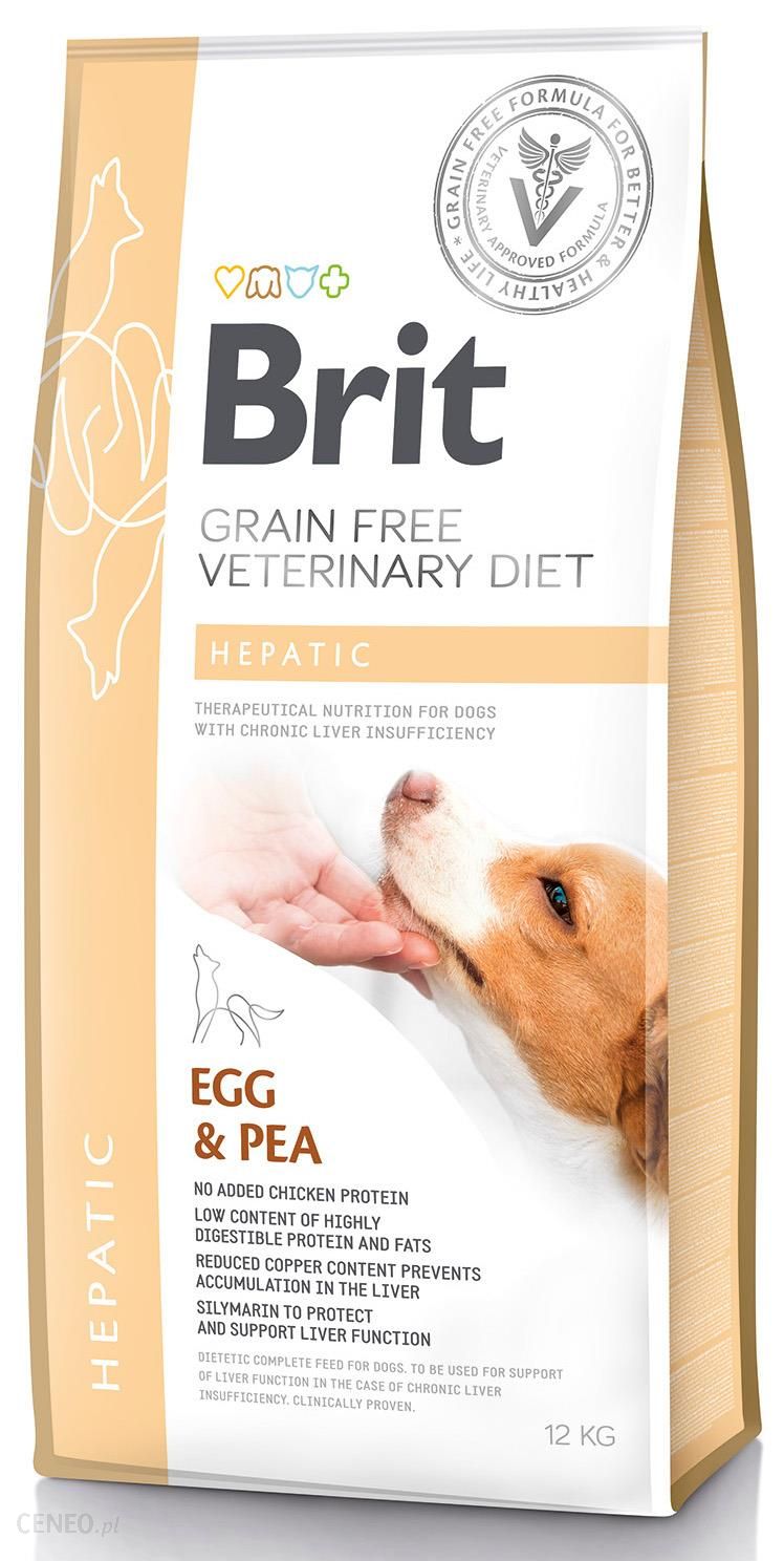 Brit Veterinary Diet Hepatic Egg&Pea 12kg