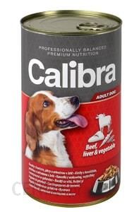 Calibra Dog wołowina wątróbka warzywa 1240g