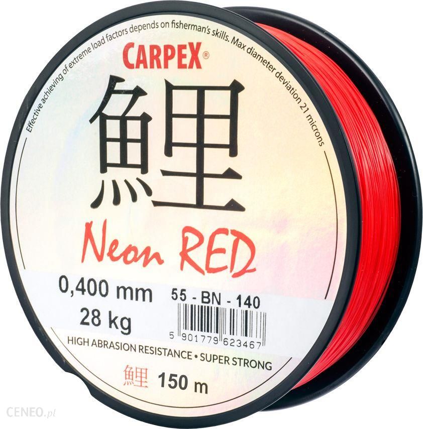 Carpex Żyłka Neon Red 0.26Mm 150M (55-Bn-126) (55Bn126)