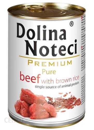 DOLINA NOTECI PREMIUM Pure wołowina i ryż puszka 12x400g