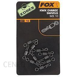 Fox Edges Kwik Change Swivels Sz 10 X 10 CAC486