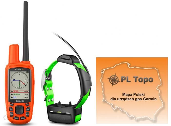 Garmin Alpha 50 z obrożą TT15 + PL TOPO EU TOPO