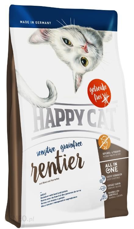 Happy Cat Sensitive Grainfree Rentier (Renifer) 4Kg