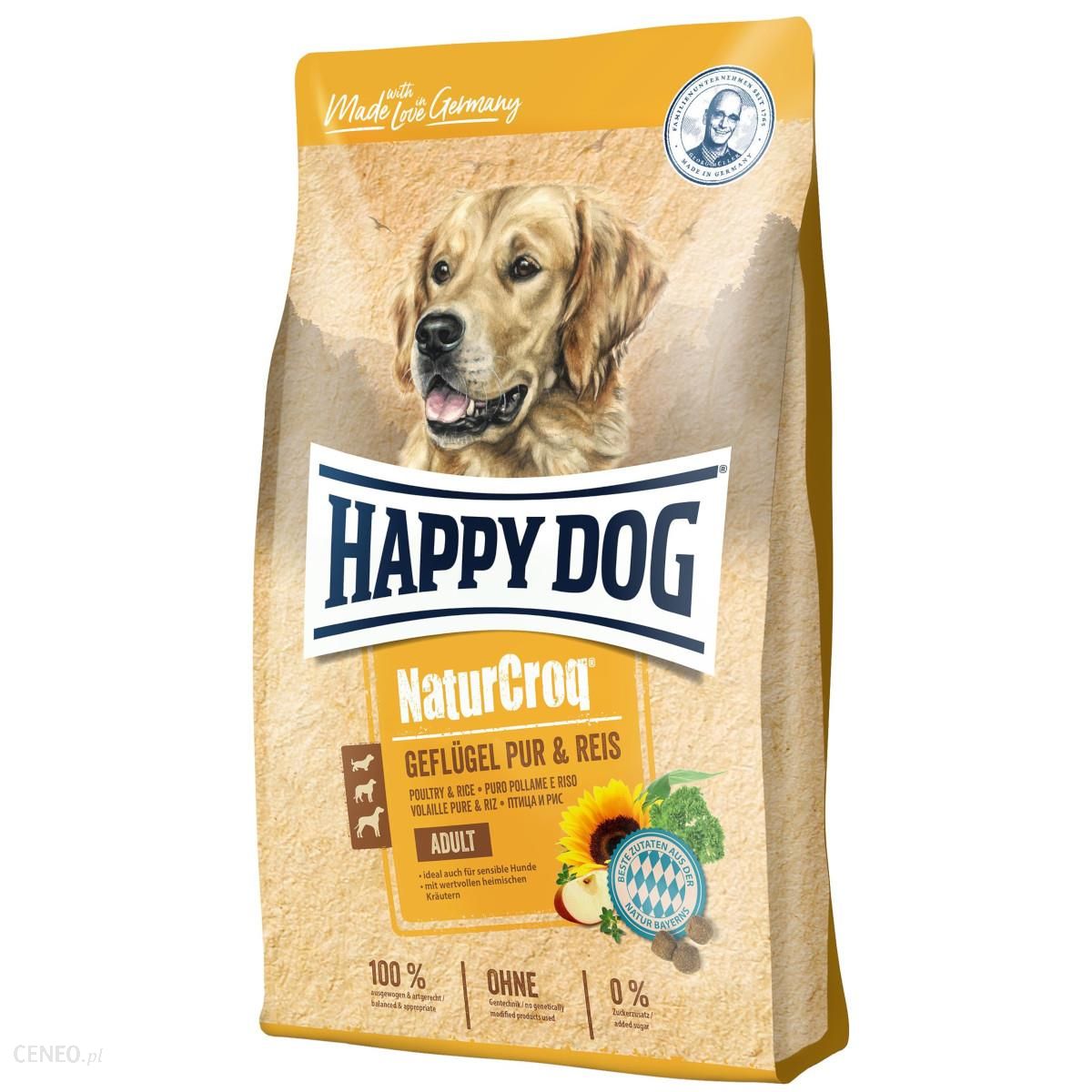 Happy Dog Naturcroq Drób I Ryż 1kg