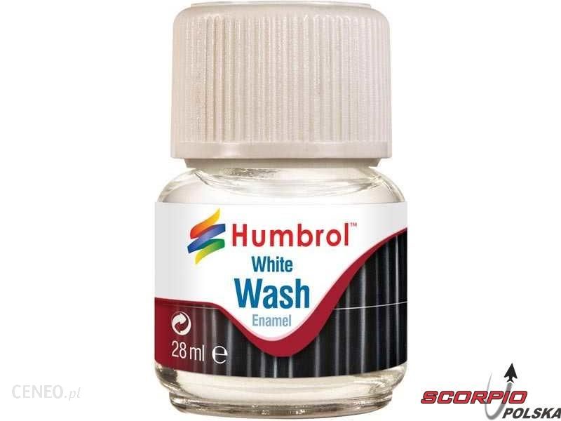 Humbrol farba Enamel AV0202 Wash biała 28ml