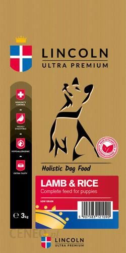 LINCOLN Puppy Lamb & Rice 3kg