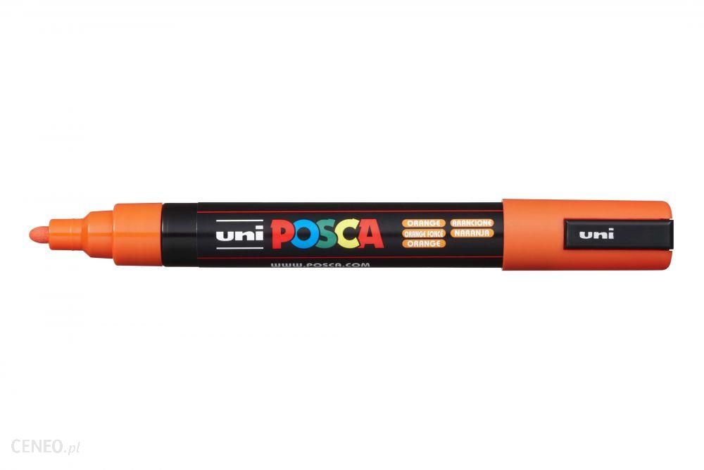 Marker z farbą plakatową Uni POSCA PC5M 25mm pomarańczowy