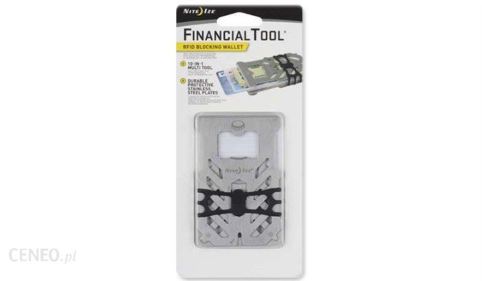 nite ize Zasobnik Financial Tool RFID Blocking Wallet Stalowy FMTR-11-R7 Stalowy