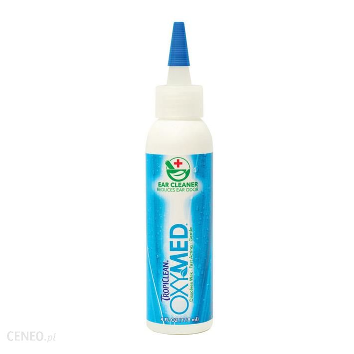Tropiclean Oxy-Med Ear Cleaner Preparat Do Usuwania Woskowiny 118Ml