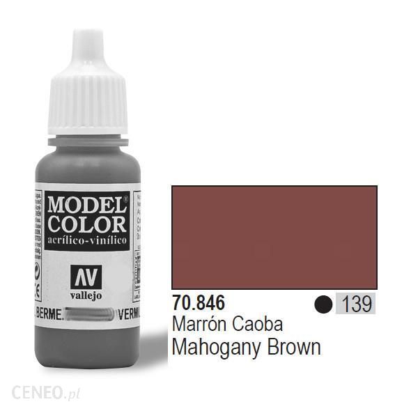 Vallejo Farba akrylowa - Mahogany Brown nr 70846 (139) / 17ml 70846