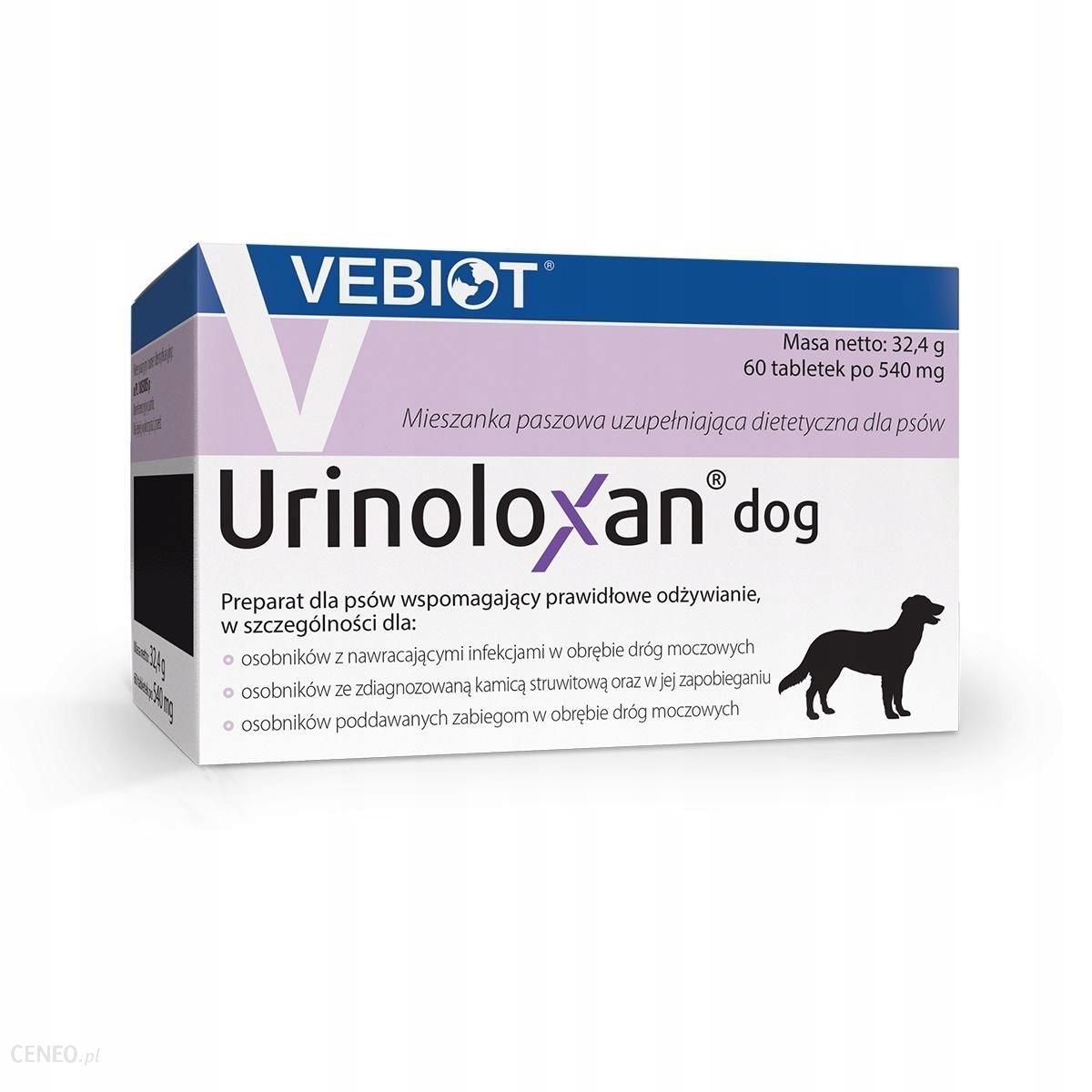 Vebiot Urinoloxan Dog 60 Tabletek
