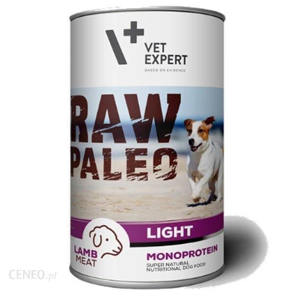 Vetexpert Raw Paleo Light Adult Lamb Niskokaloryczna 12x400G