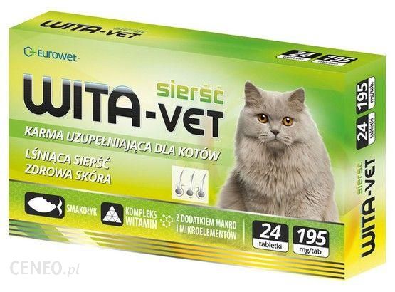 Wita-Vet Kot Sierść 24 tabletek